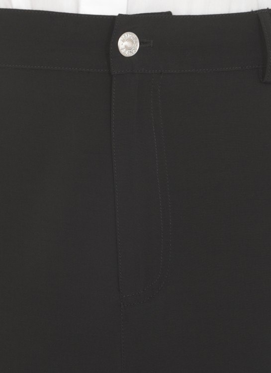Shop Moschino Viscose Pants In Black