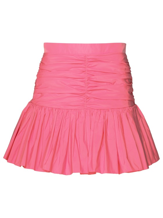 Shop Patou Ruffle Miniskirt In Pink