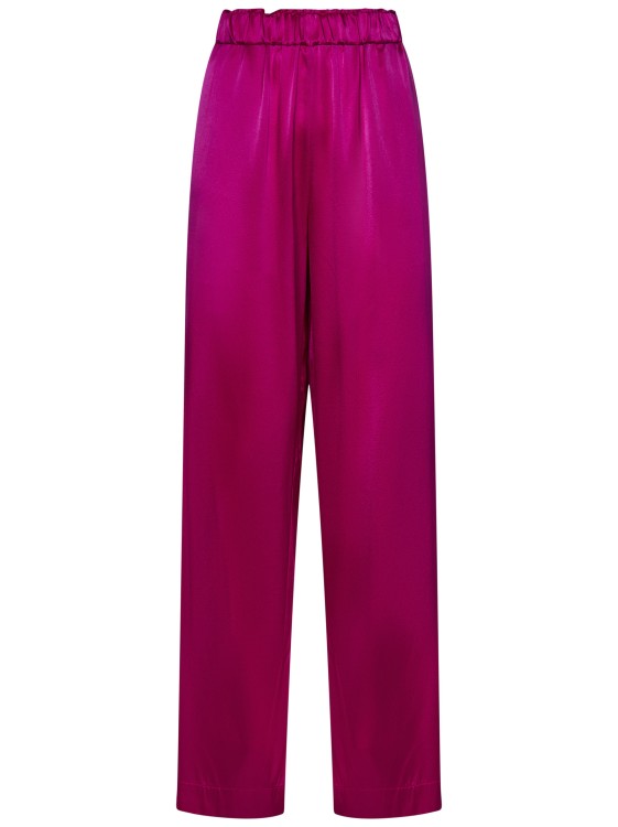 Shop Danamè Wide Leg Sun Trousers In Pink