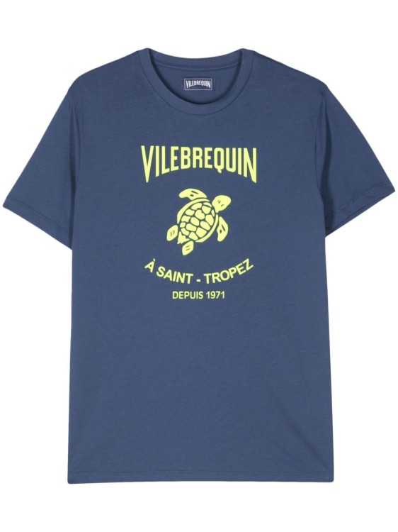 Shop Vilebrequin Round Neck T-shirt In Blue