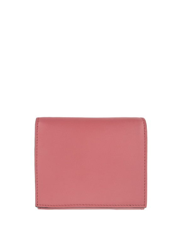 Shop Etro Pegasus Embellishment Leather Wallet In Pink