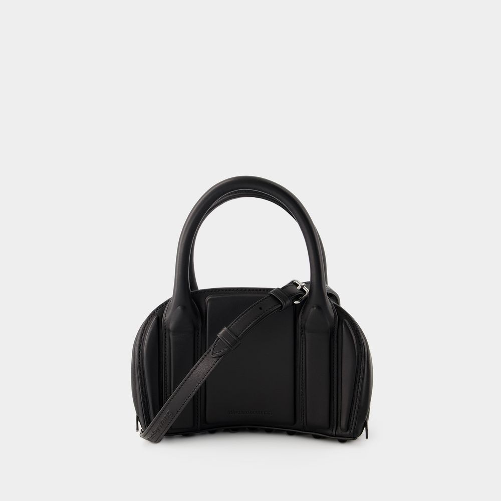 Alexander Wang Women Black Nappa Leather Roc Small Handbag In Black