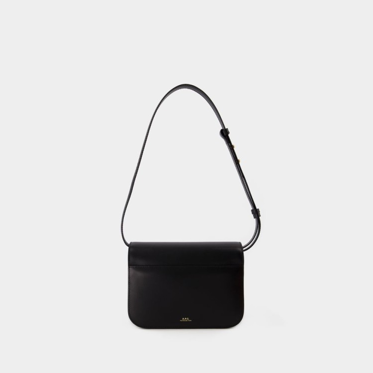 Apc A.p.c. Grace Logo Printed Small Shoulder Bag In White