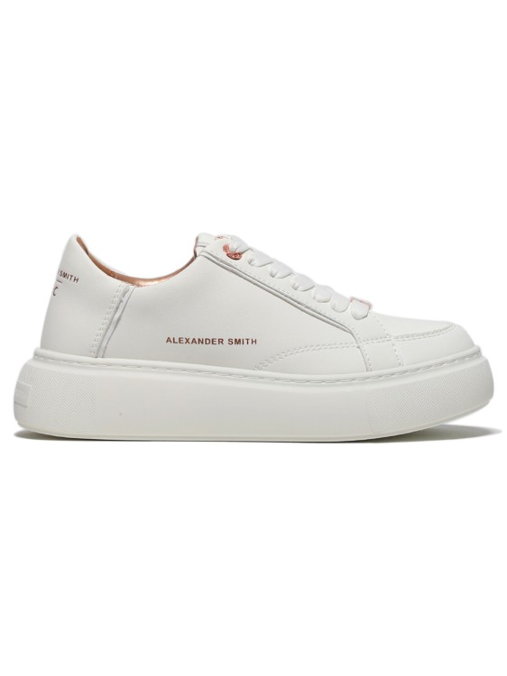 ALEXANDER SMITH VEGAN SNEAKER IN IMITATION LEATHER DERIVED FROM WHITE CORN