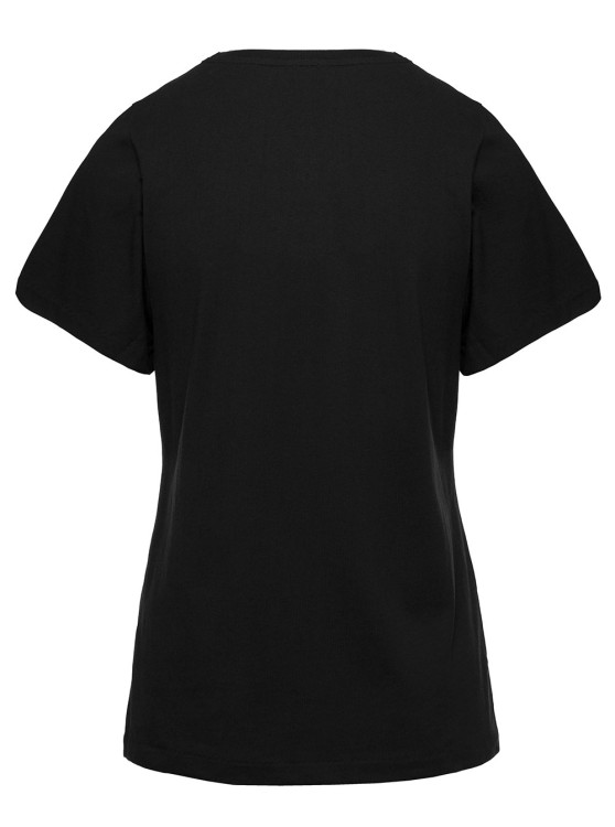 Shop Totême Crewneck T-shirt In Black Cotton