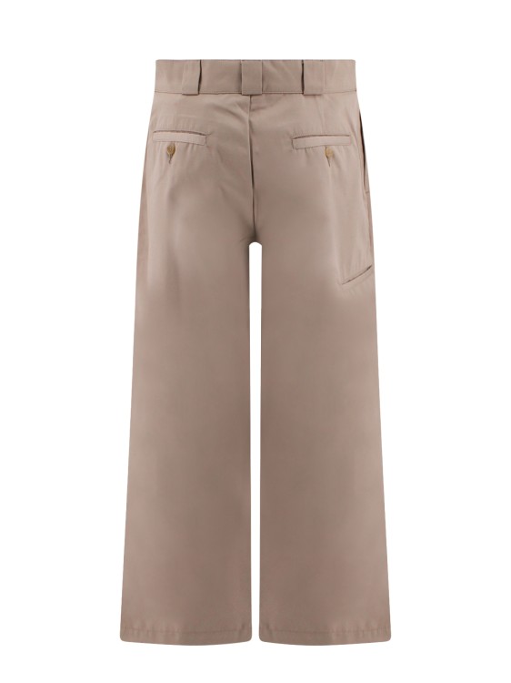Shop Palm Angels Jersey Trouser With Internal Reversed Waistband In Brown