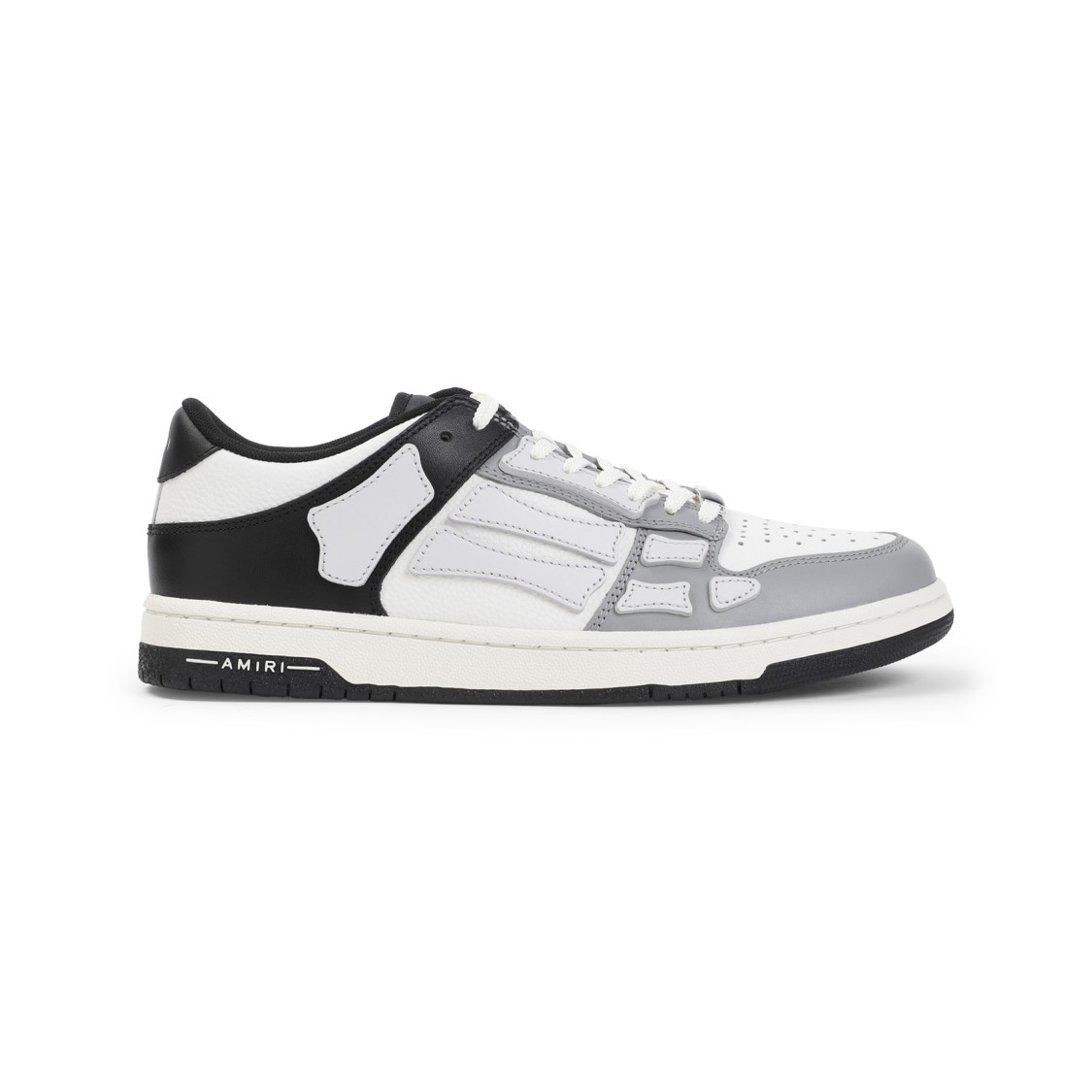 Amiri Multicolor Two-tone Skel Top Low Sneakers In White