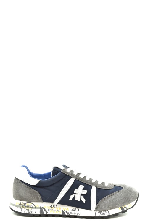Premiata Grey/blue Lace-up Sneakers