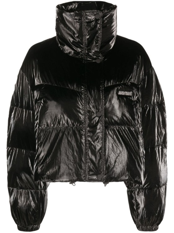 Shop Isabel Marant Étoile Telia Quilted Padded Jacket In Black
