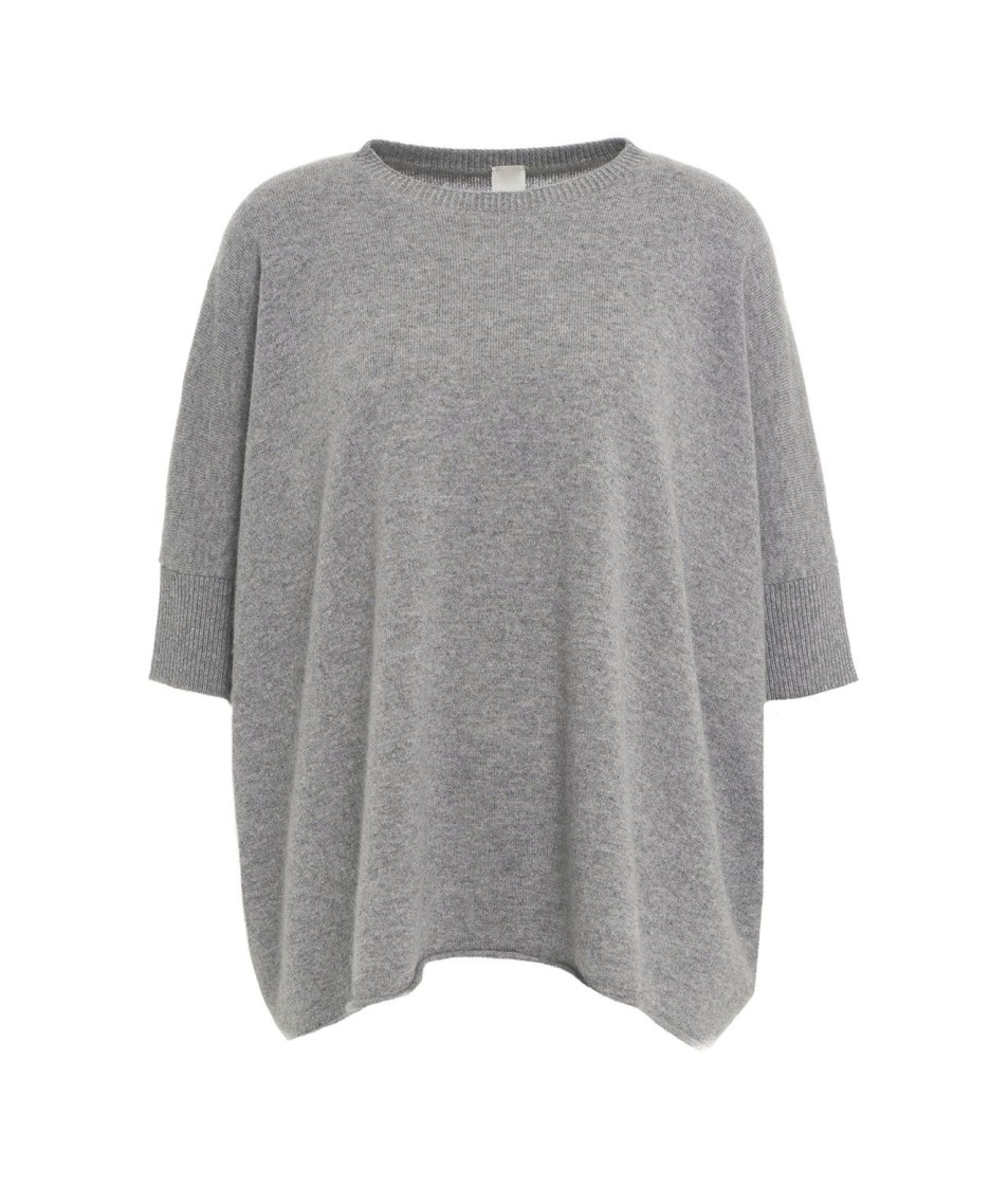 Mvm Cashmere Sweater In Grey