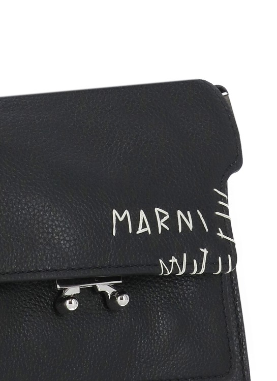 Shop Marni Bag With Logo In Black