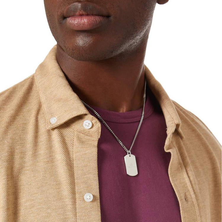 Shop Roderer Lorenzo Necklace - Stainless Steel Silver