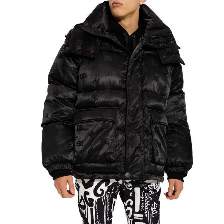 Shop Dolce & Gabbana Oversize Puffer Jacket In Neutrals