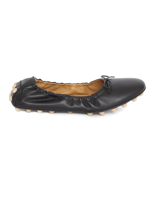 Tod's Des Gommini 76k Ballerina Flats In Neutrals