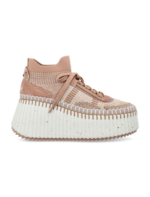 Shop Chloé Nama Wedge Sneaker In Neutrals