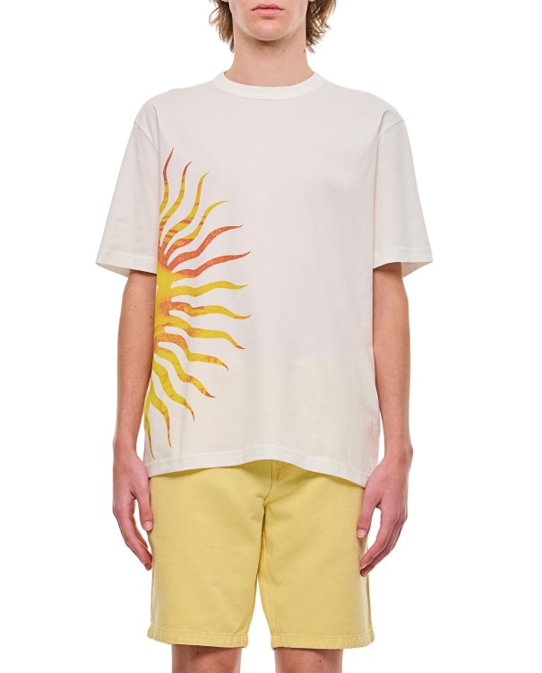 Shop Paul Smith Sunnyside Cotton T-shirt In White