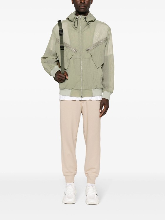 Shop Y-3 Mid-rise Track Trousers In Neutrals