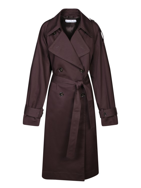 ACNE STUDIOS DOUBLE-BREASTED COTTON TRENCH
