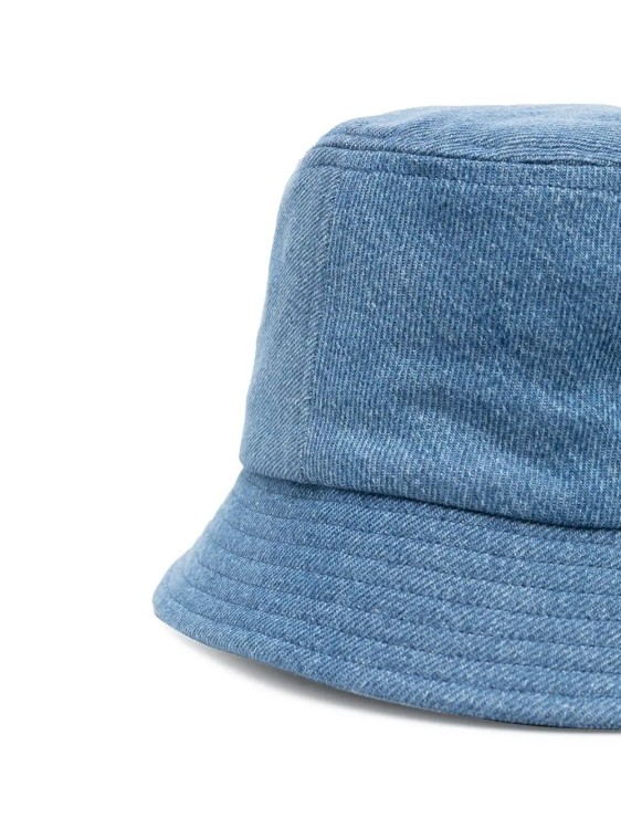 Shop Marant Blue Haley Denim Hat