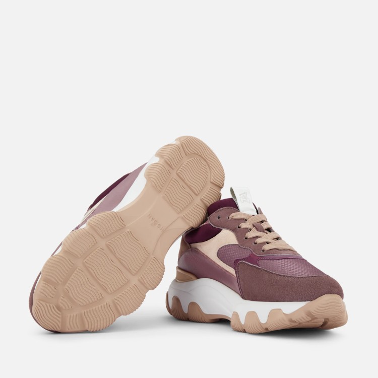 Shop Hogan Hyperactive Sneakers In Purple