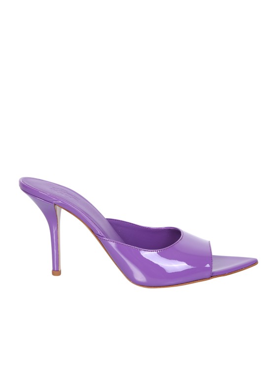 Shop Gia Borghini Purple Pointed Toe Sandal
