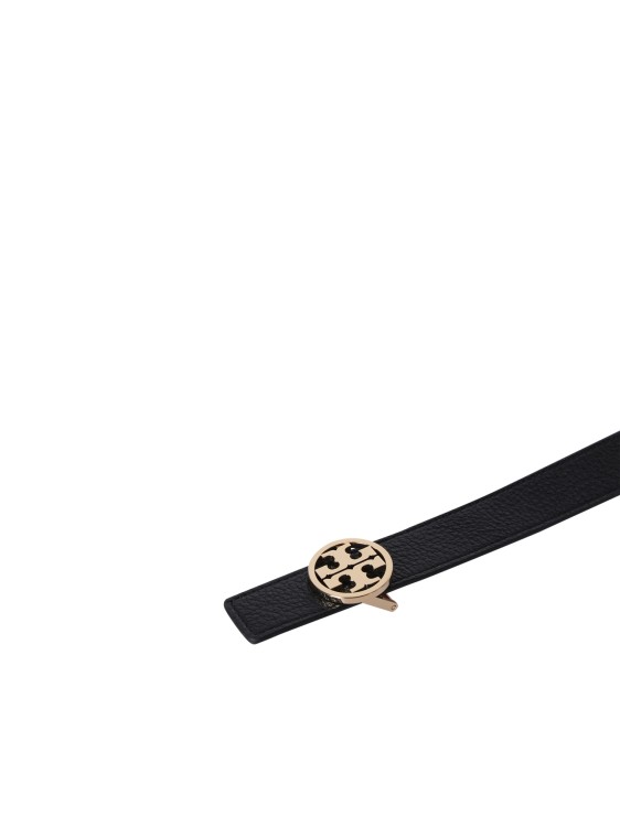 Shop Tory Burch Reversible Leather Belt In Brown
