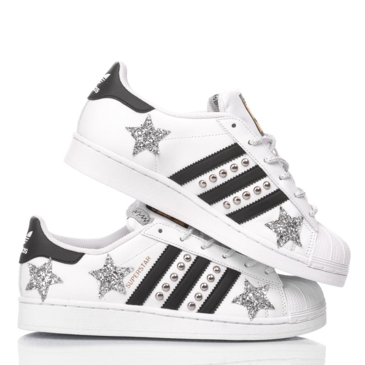Shop Adidas Originals Superstar Silver, White