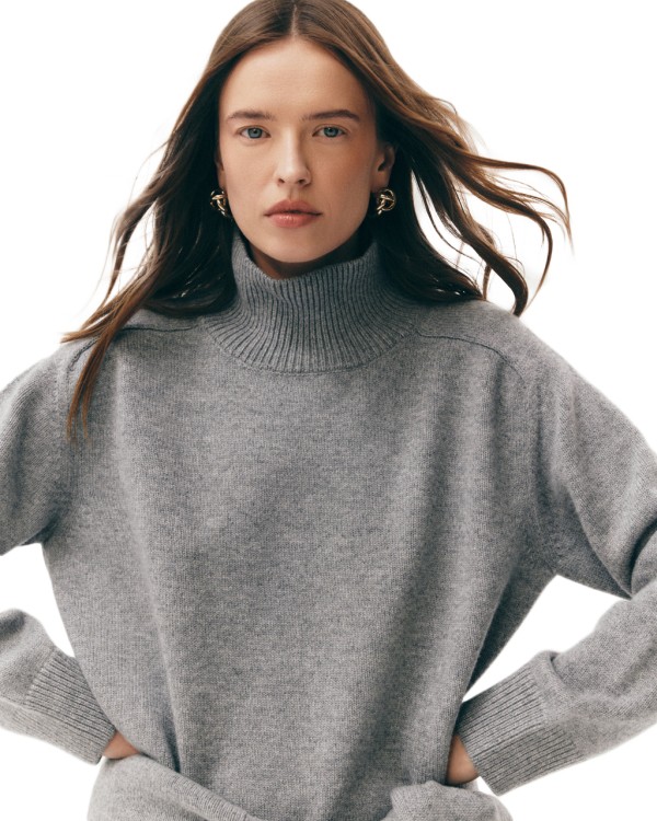 Shop Ether Libra Sweater In Grey