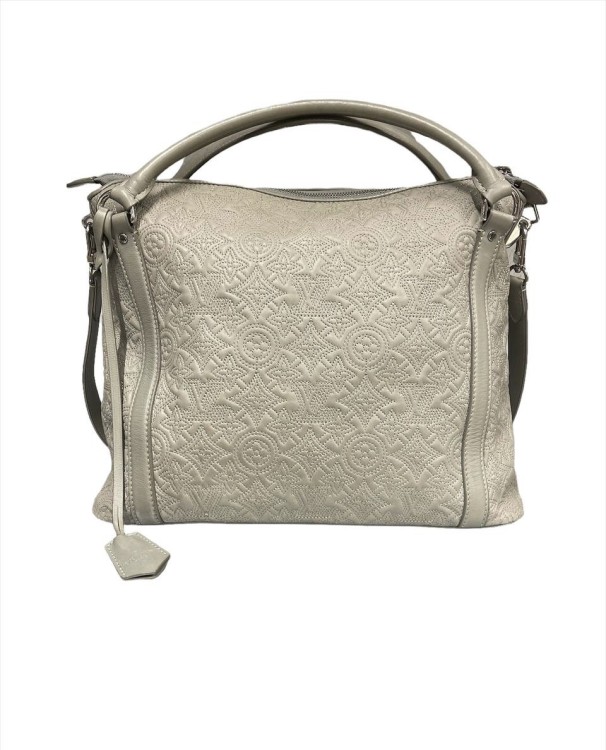 Pre-owned Louis Vuitton Ixia Shoulder Bag In Grey