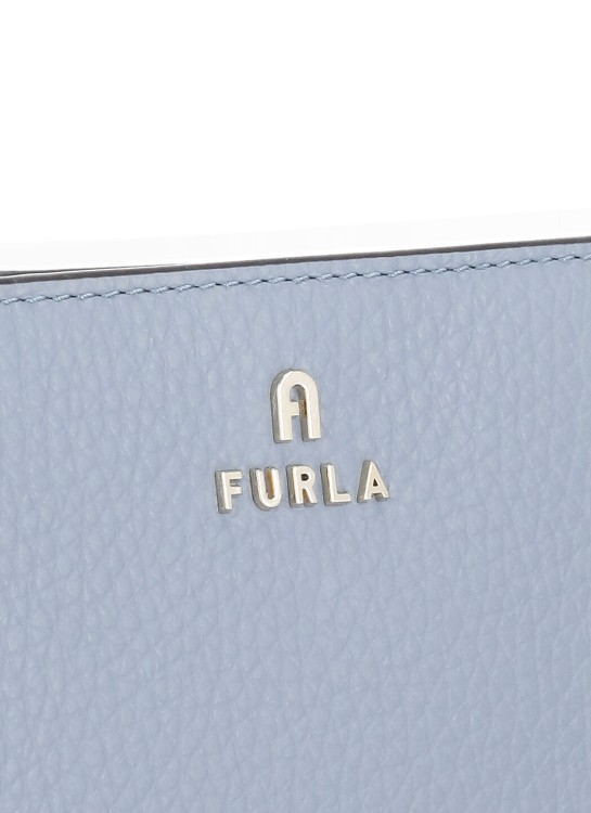 Shop Furla Camelia Wallet In Blue