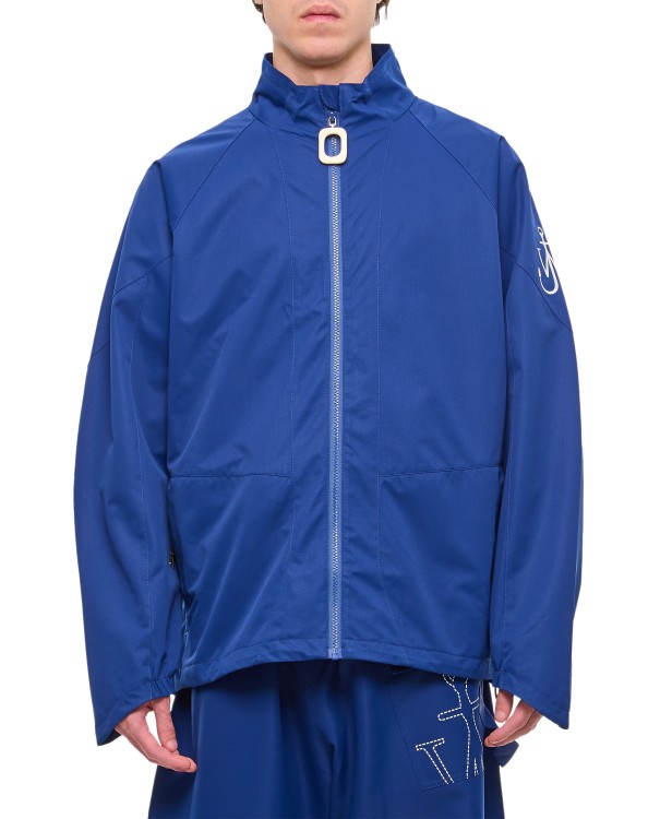 Shop Jw Anderson Puller Track Jacket In Blue