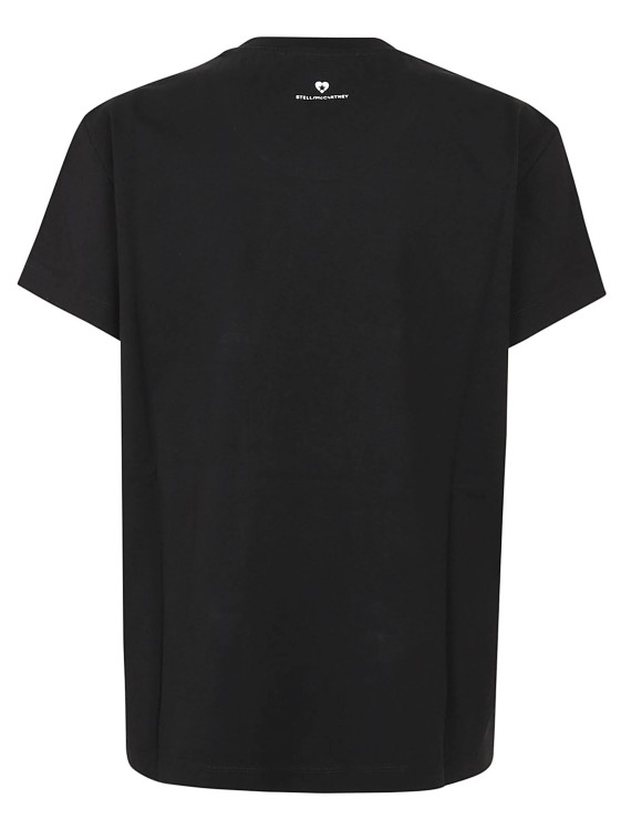 Shop Stella Mccartney Organic Cotton Jersey T-shirt In Black