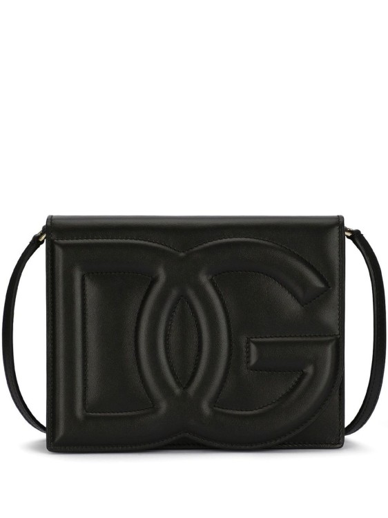 Dolce & Gabbana Dg Logo Crossbody Bag In Black
