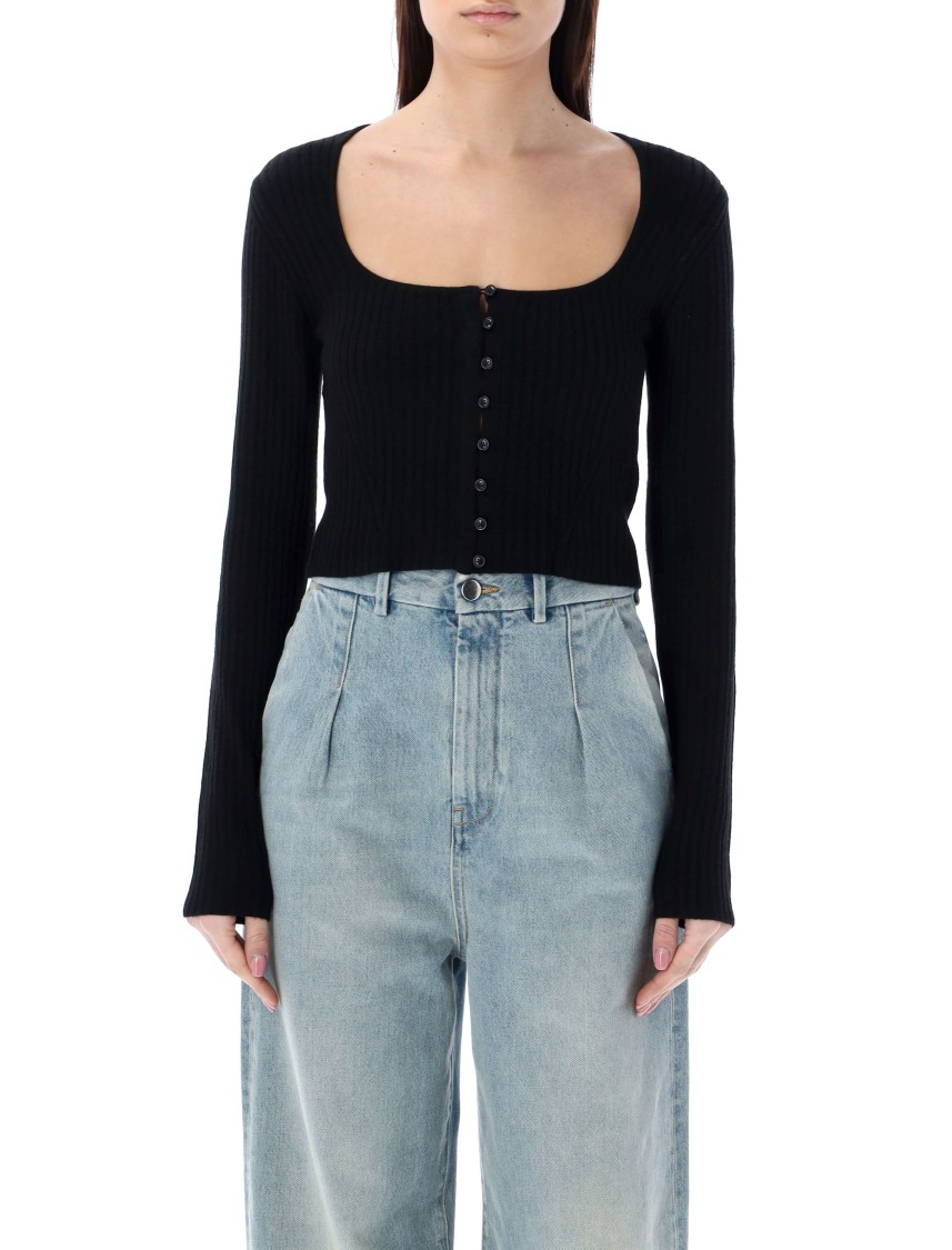 Shop Loulou Studio Black Dahlia Cardigan