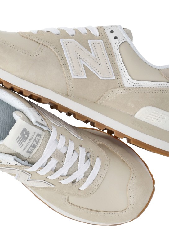 Shop New Balance 574 Sneakers In Neutrals