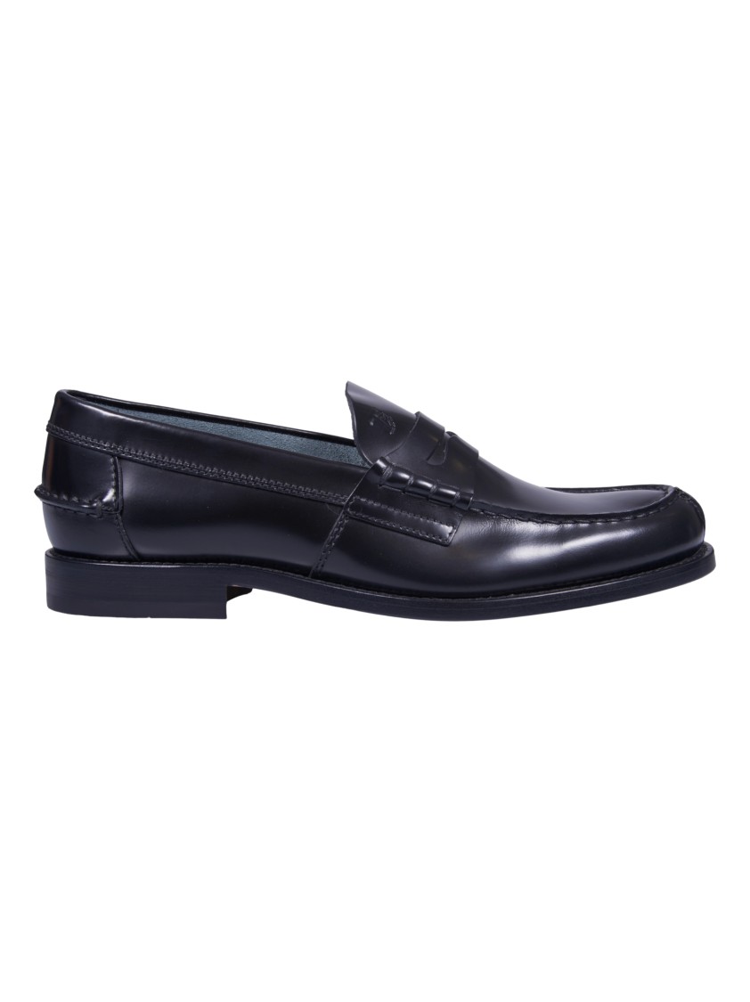 Tod's 26c Classic Black Loafers In Black