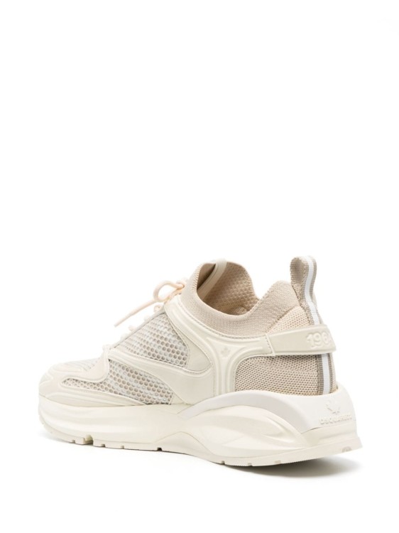 Shop Dsquared2 X Dash Panelled Low-top Sneakers In Neutrals