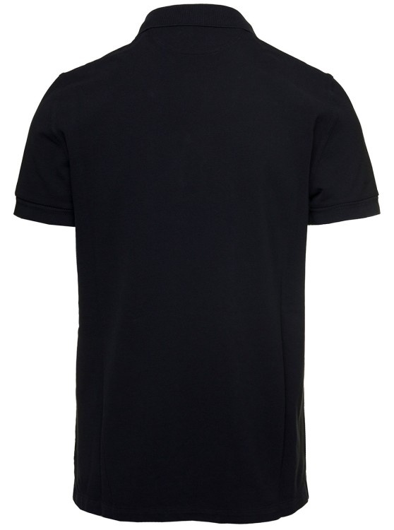 Shop Tom Ford Black Short-sleeves Polo In Cotton Piquet Jersey