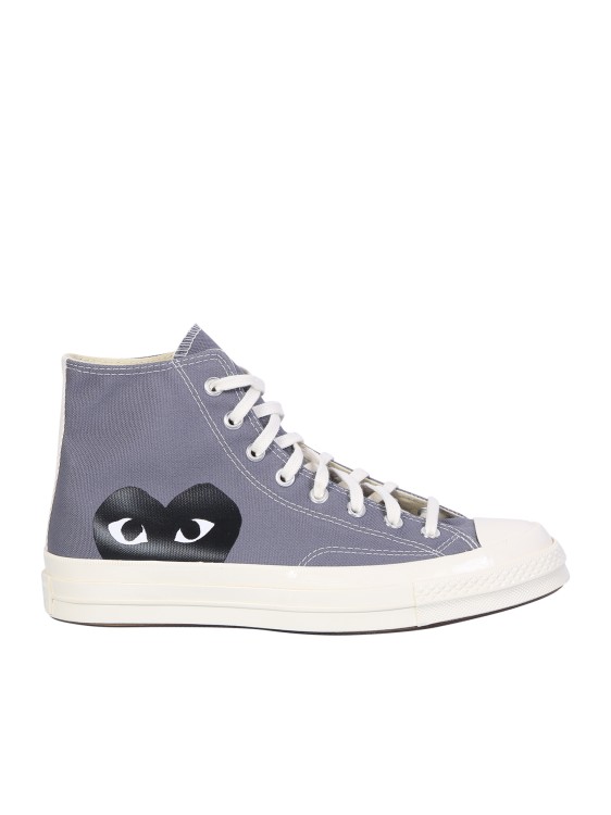 Shop Comme Des Garçons Grey Sneakers