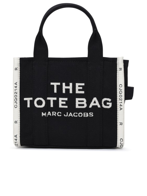 Marc Jacobs (the) Mini Cotton Jacquard Bag In Black