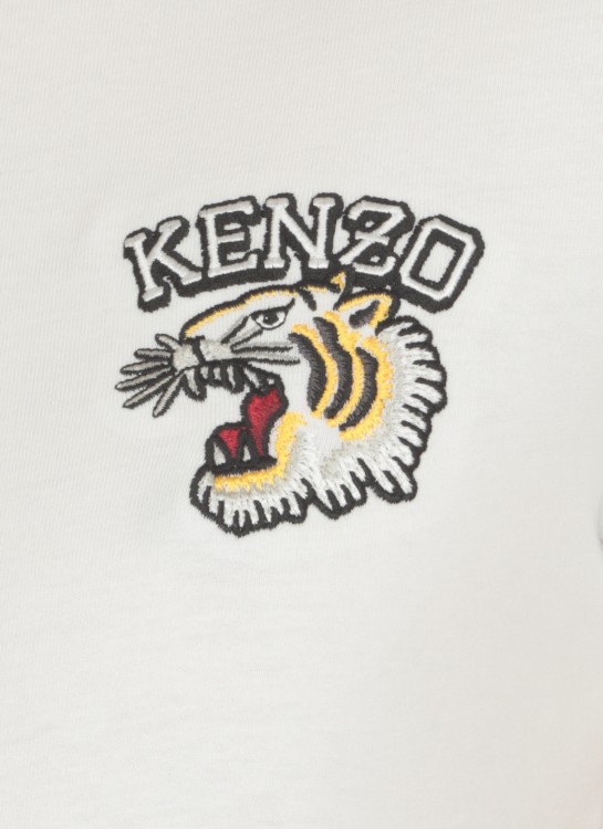 Shop Kenzo Tiger Varsity T-shirt In White