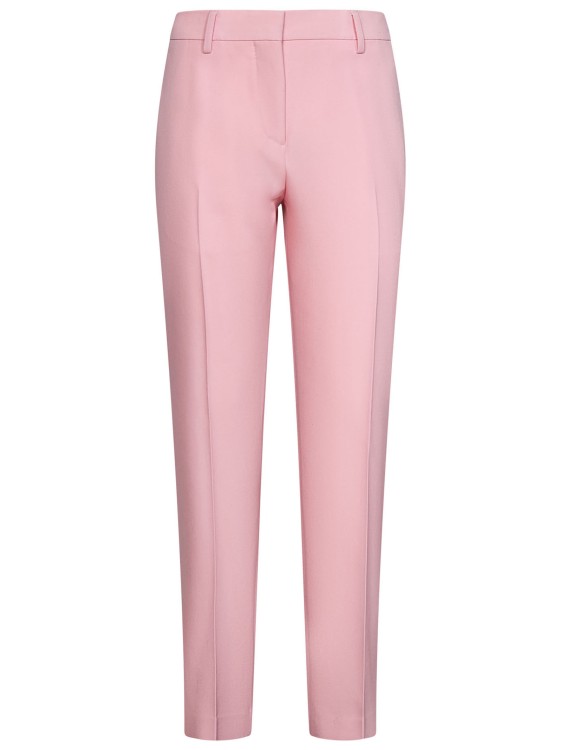 Shop Burberry Pink Tailored Trousers
