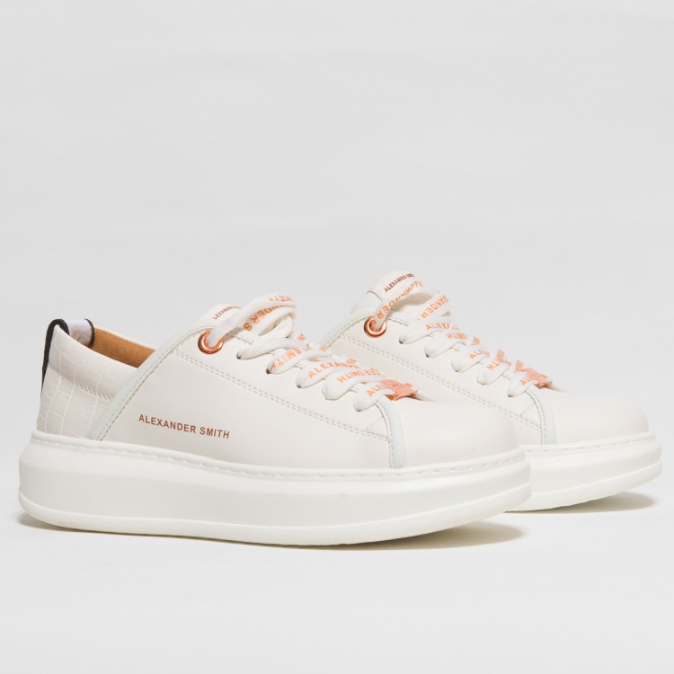 Shop Alexander Smith White Low Top Sneakers