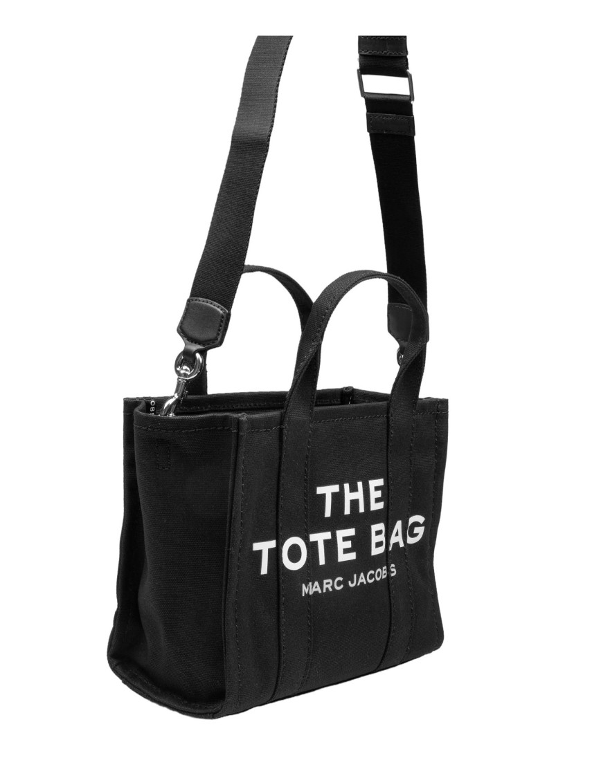 Marc Jacobs The Medium Bag In Canvas Black In Black