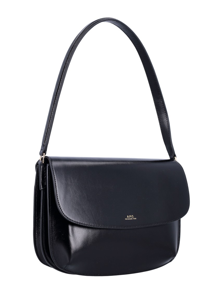 Shop Apc A.p.c. Sarah Shoulder Bag In Black