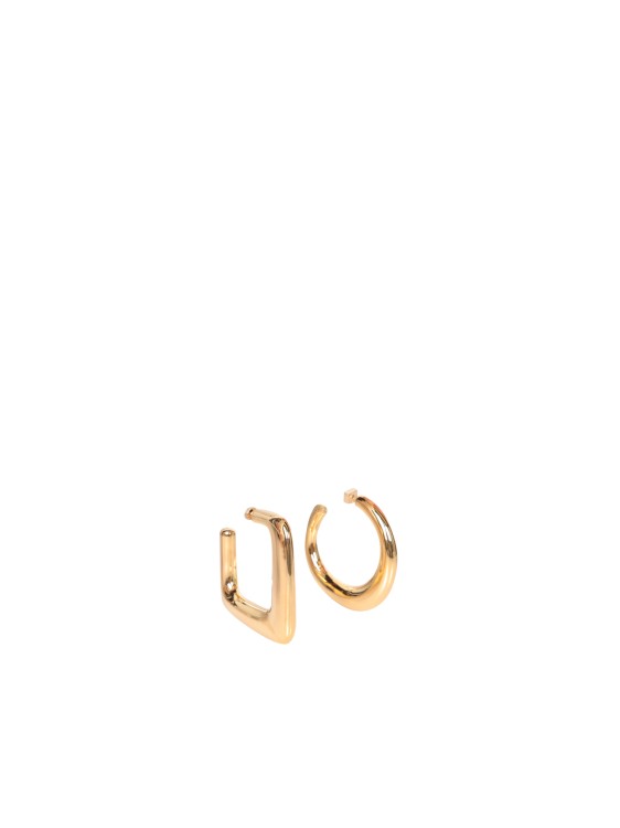 Jacquemus Brass Earrings In Gold