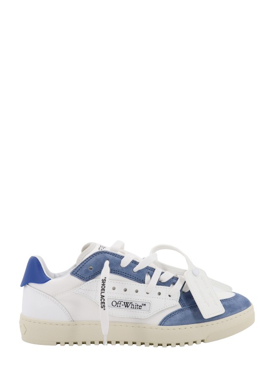 Shop Off-white Canvas And Suede Sneakers In White
