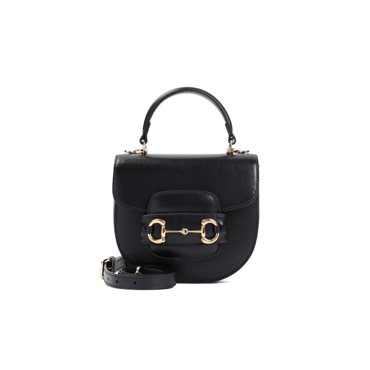 Gucci Mini Horsebit 1955 Tote Bag In Black