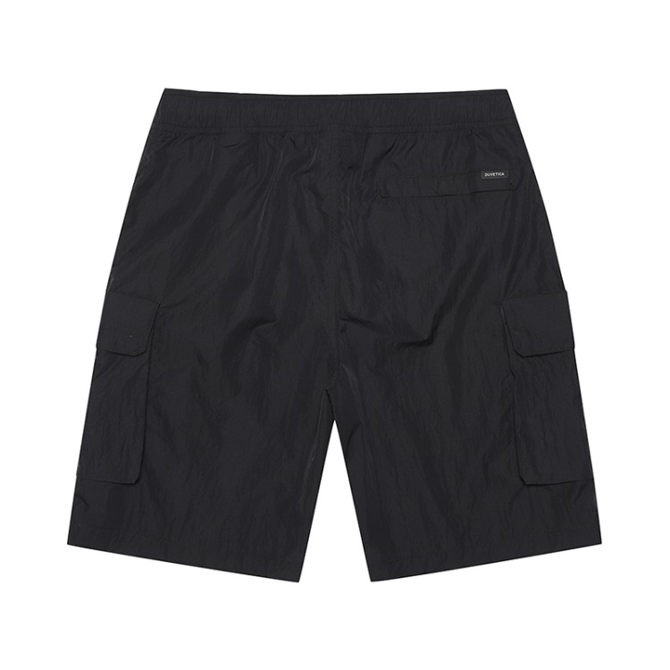 Shop Duvetica Crico B Cargo Short Pants In Black