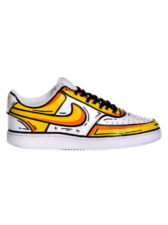 Nike Air Force Yellow In White